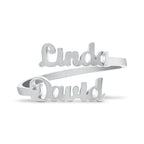Anillo personalizado con dos nombres - Moroveta