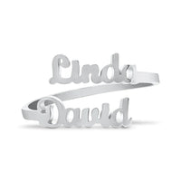 Anillo personalizado con dos nombres - Moroveta