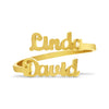 Anillo personalizado con dos nombres - Moroveta