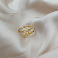 Anillo personalizado con hasta 4 nombres - Moroveta