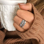Anillo personalizado con nombres y piedras de nacimiento - Moroveta