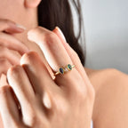 Anillo personalizado con piedras natales - Moroveta