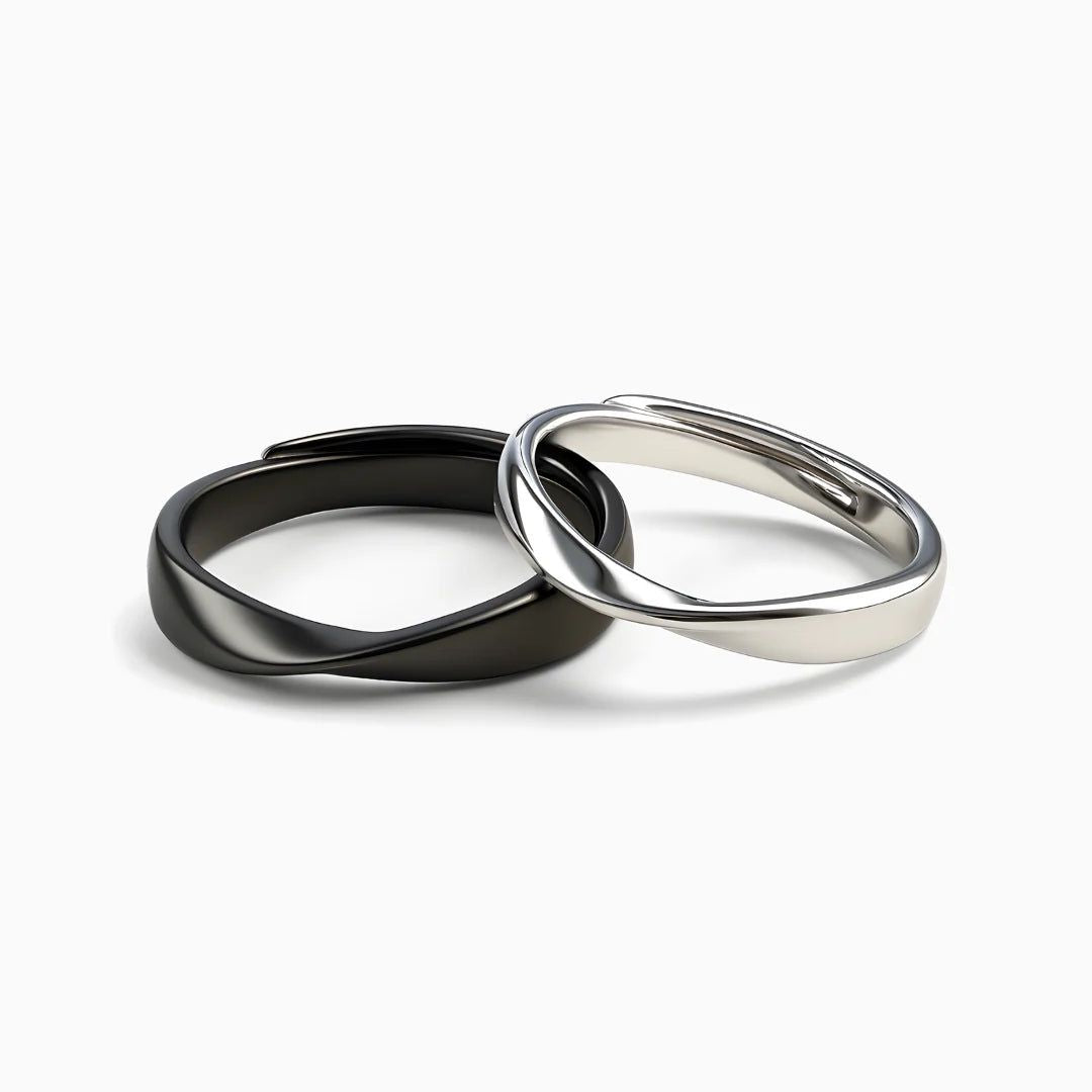 Anillo Promesa de Amor - Juego de Anillos de Pareja - Moroveta