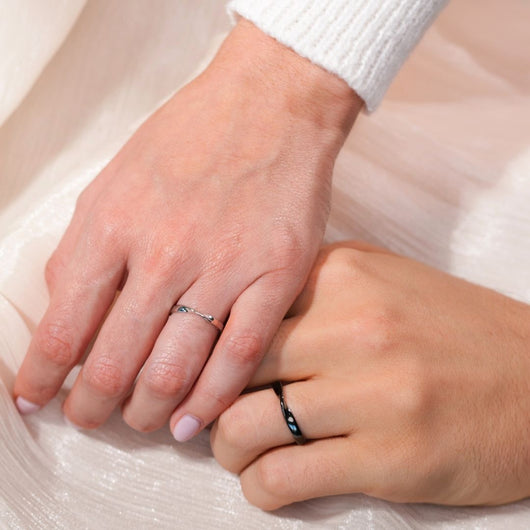 Anillo Promesa de Amor - Juego de Anillos de Pareja - Moroveta