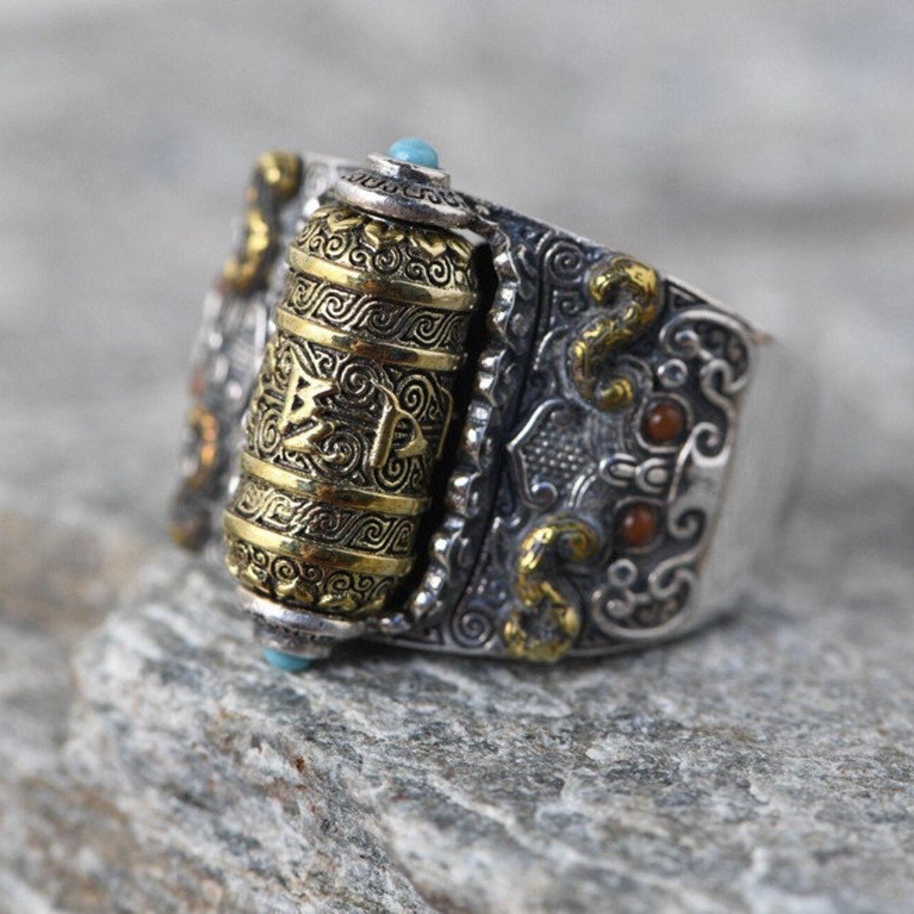 Anillo Zen Tibetano antiestrés (2x1) - Moroveta