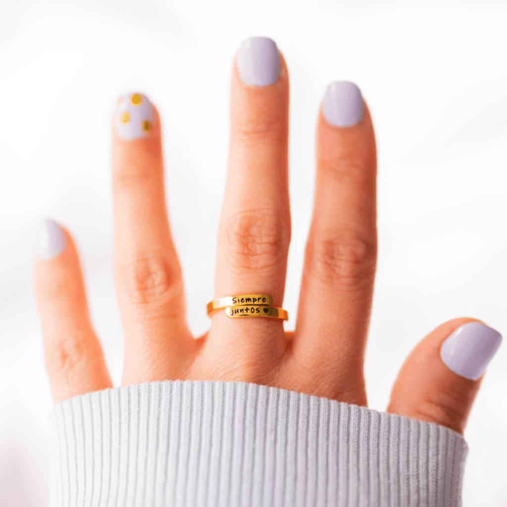 Anillos ajustables "Siempre juntos" - Moroveta
