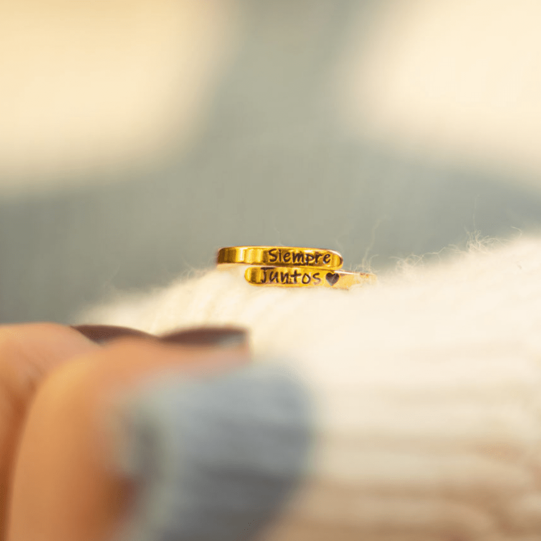 Anillos ajustables "Siempre juntos" - Moroveta