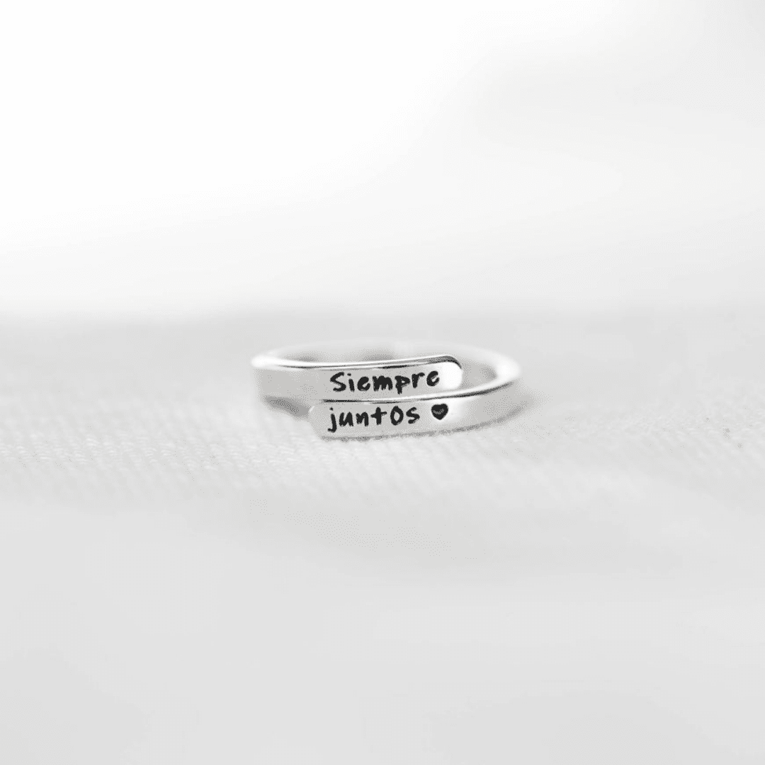 Anillos ajustables "Siempre juntos" - Moroveta