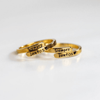 Anillos ajustables "Siempre juntos" - Moroveta