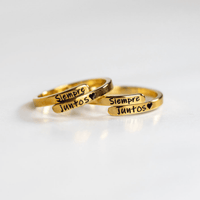 Anillos ajustables "Siempre juntos" - Moroveta
