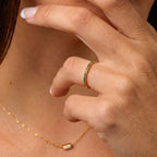 Anillos apilables con piedras de nacimiento - Moroveta