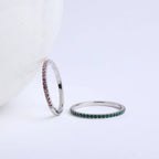 Anillos apilables con piedras de nacimiento - Moroveta