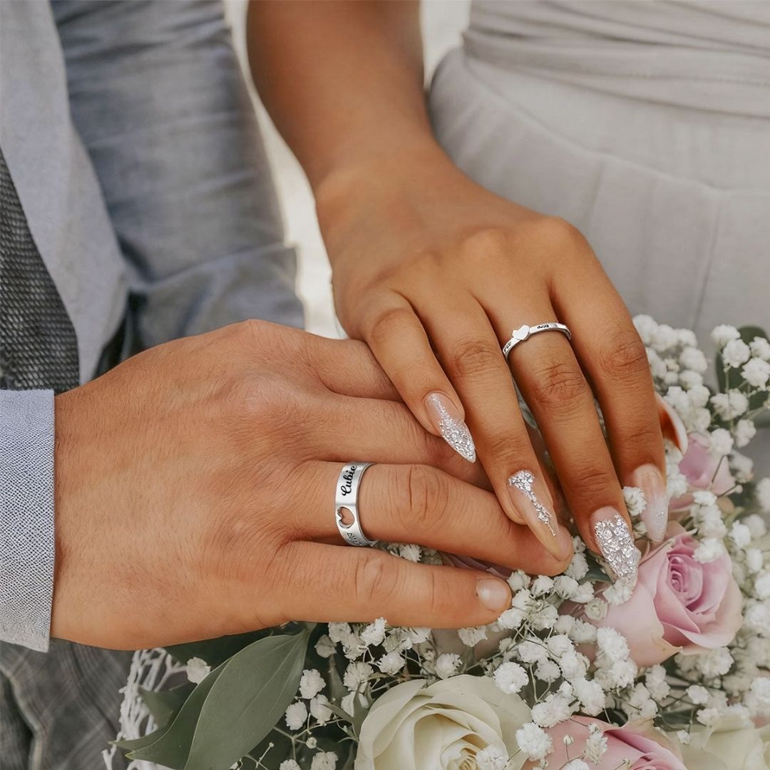 Anillos para pareja personalizados - Moroveta