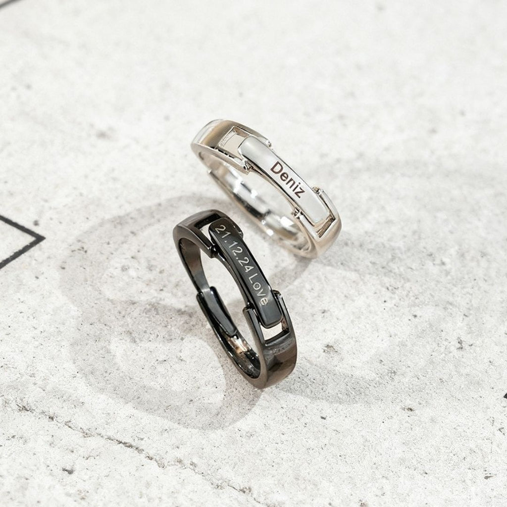 Anillos personalizados de pareja - Moroveta