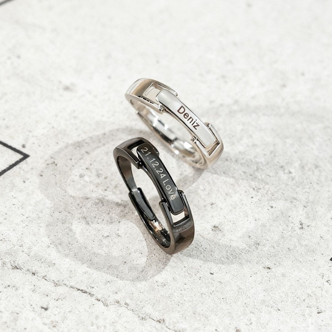 Anillos personalizados de pareja - Moroveta
