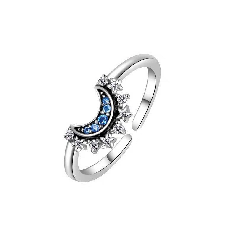 Anillos Sol y Luna celestiales - Moroveta