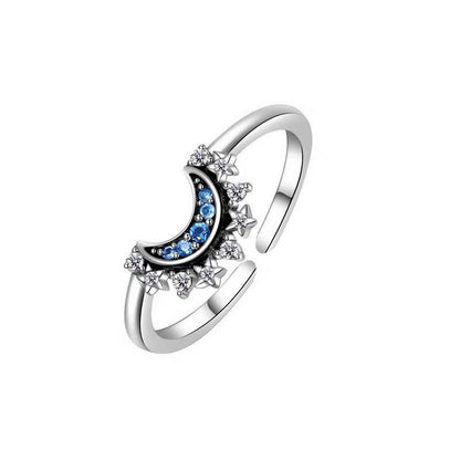 Anillos Sol y Luna celestiales - Moroveta