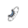 Anillos Sol y Luna celestiales - Moroveta