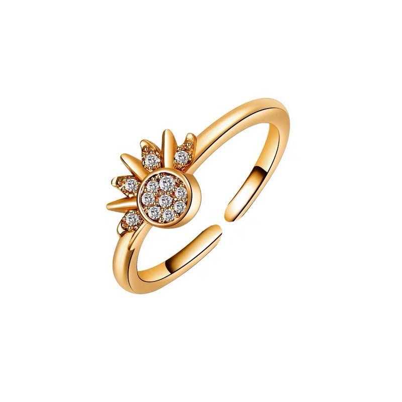 Anillos Sol y Luna celestiales - Moroveta