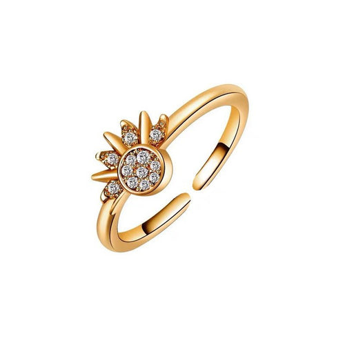 Anillos Sol y Luna celestiales - Moroveta