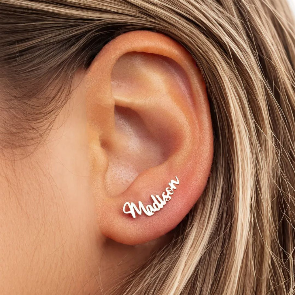 Aretes con nombres personalizados - Moroveta
