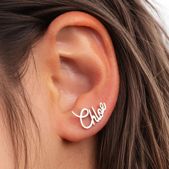 Aretes con nombres personalizados - Moroveta