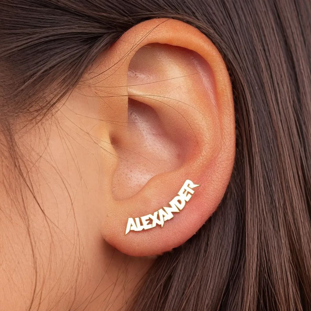 Aretes con nombres personalizados - Moroveta