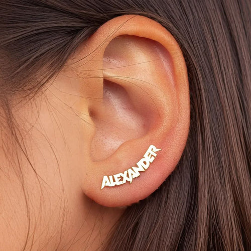 Aretes con nombres personalizados - Moroveta
