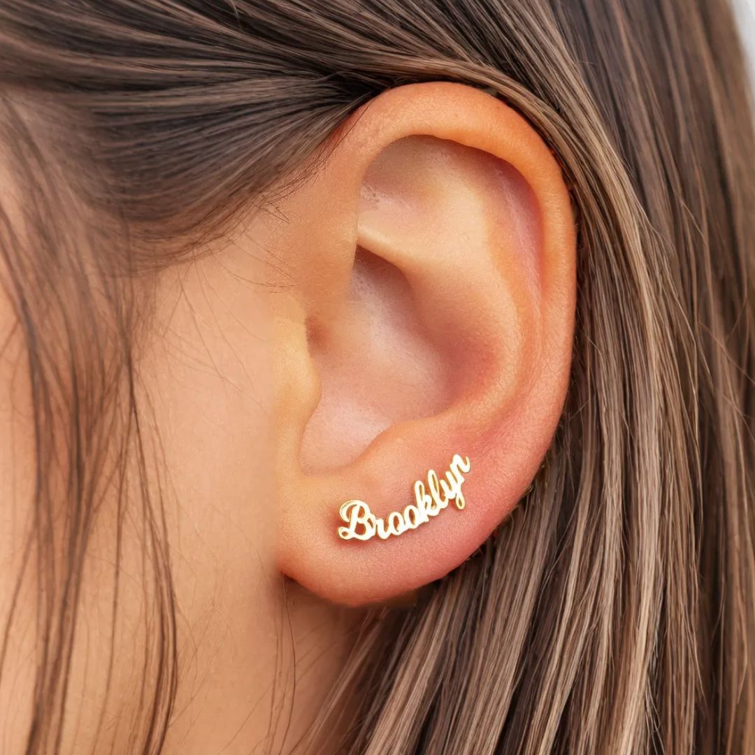 Aretes con nombres personalizados - Moroveta