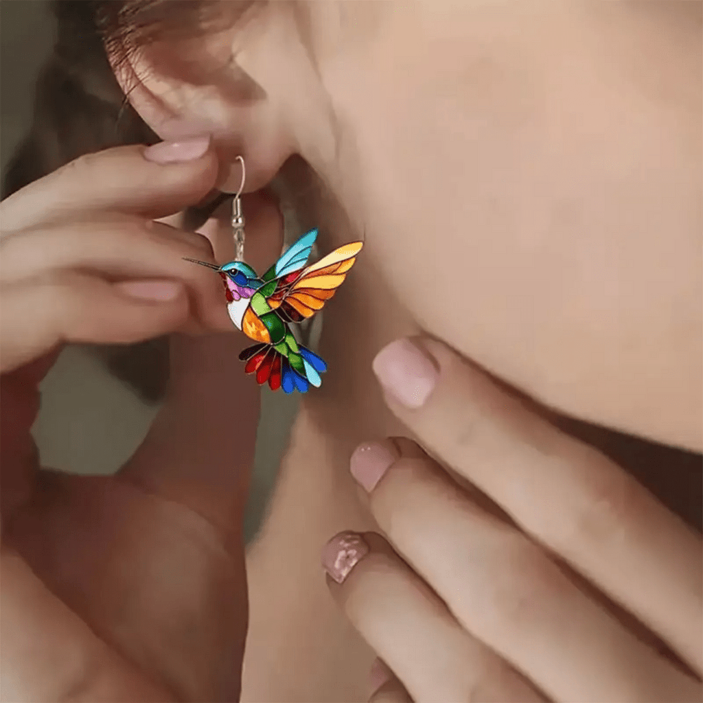 Aretes de colibrí - Moroveta