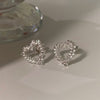 Aretes de corazón brillantes - Moroveta