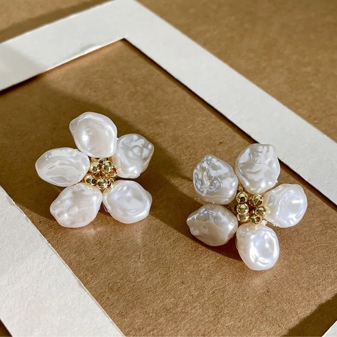 Aretes Flor de Nácar (Oferta 2x1) - Moroveta