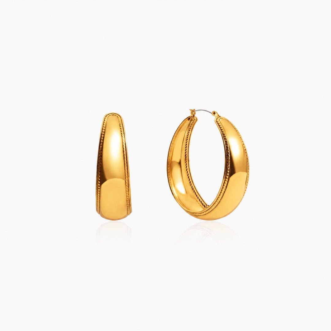 Aretes hoops livianos - Moroveta