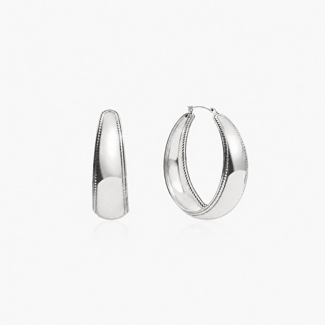 Aretes hoops livianos - Moroveta