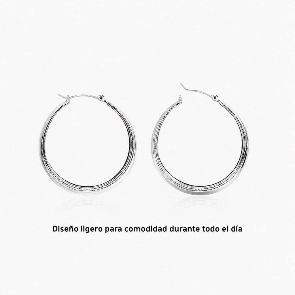 Aretes hoops livianos - Moroveta