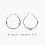 Aretes hoops livianos - Moroveta