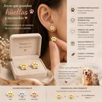 Aretes Huellita Personalizados - Moroveta