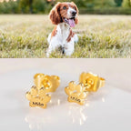 Aretes Huellita Personalizados - Moroveta