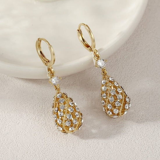 Aretes Lágrima de cristal - Moroveta