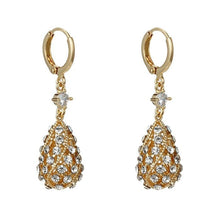 Cargar imagen en el visor de la galería, Aretes Lágrima de cristal - Moroveta