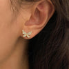 Aretes Mariposa con perlas - Moroveta
