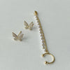Aretes Mariposa con perlas - Moroveta