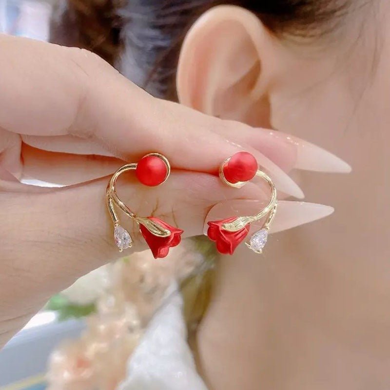 Aretes rosa - Moroveta