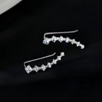Aretes trepadores de strass - Moroveta