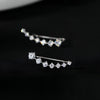 Aretes trepadores de strass - Moroveta