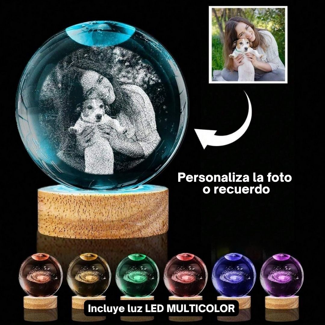 Bola de cristal con foto - Moroveta