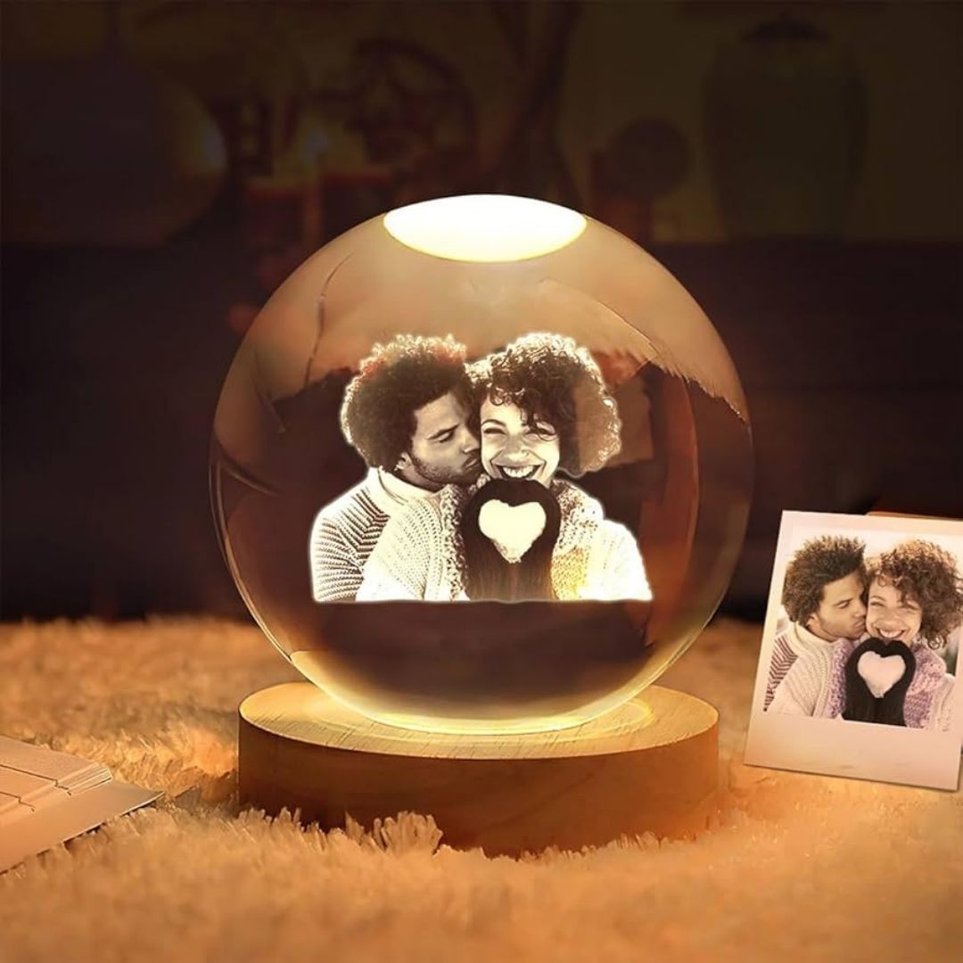 Bola de cristal con foto - Moroveta