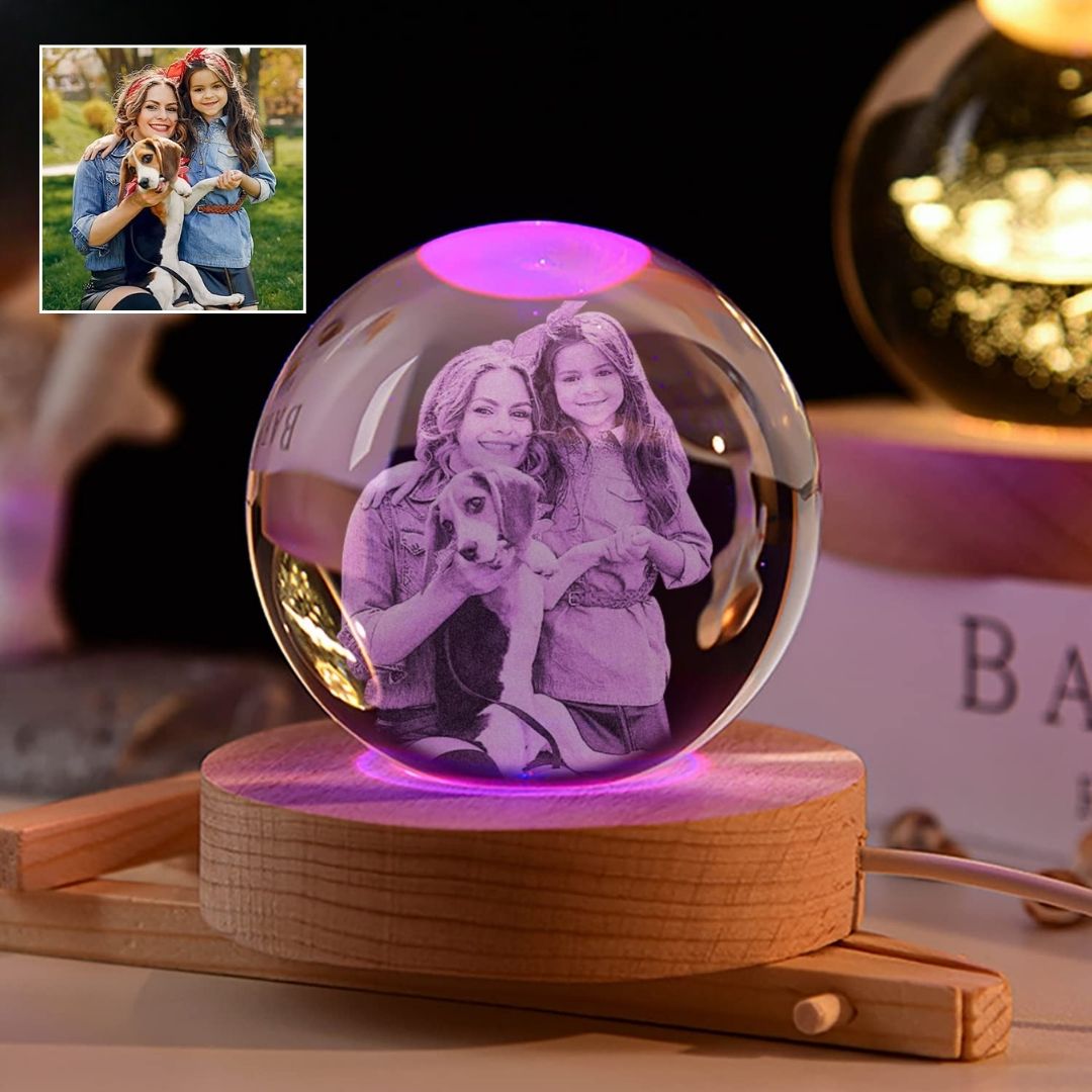 Bola de cristal con foto - Moroveta