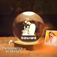 Bola de cristal con foto - Moroveta