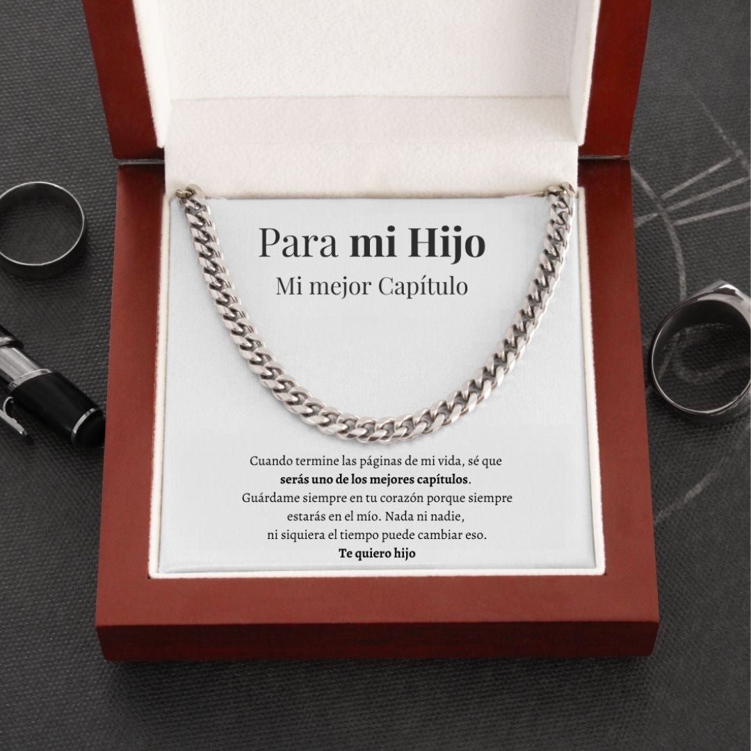 Cadena estilo cubana - Para mi hijo - Moroveta